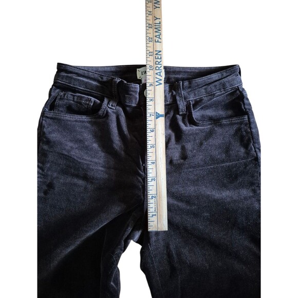 L'AGENCE Stevie High Rise Straight Velvet Pants Jeans Stretchy Brown Sz 24-25 - Picture 8 of 9